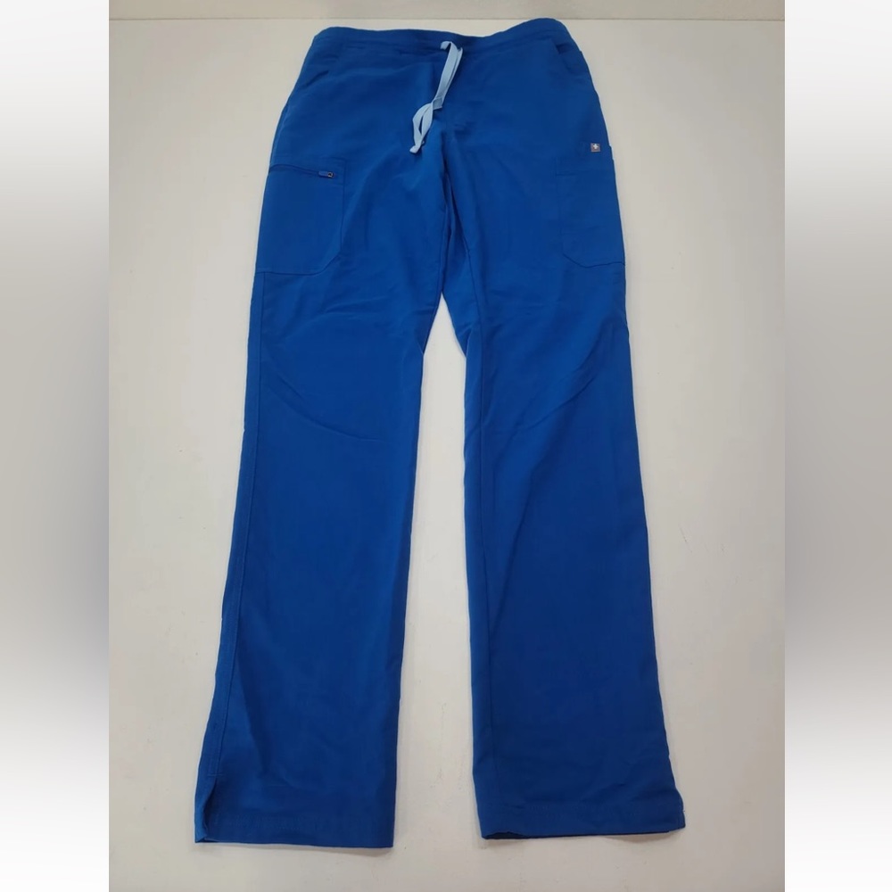 Figs Yola Skinny Scrub Pants in Royal Blue M/T Medium Tall Womens